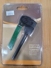 Fire Starter ~ MAGNESIUM FLINT ROD Comes With Scraper – 1000’S OF USES