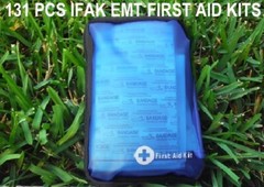 131 Pcs First Aid Kit Medical Emergency Trauma Military Survival Travel 10 Sets