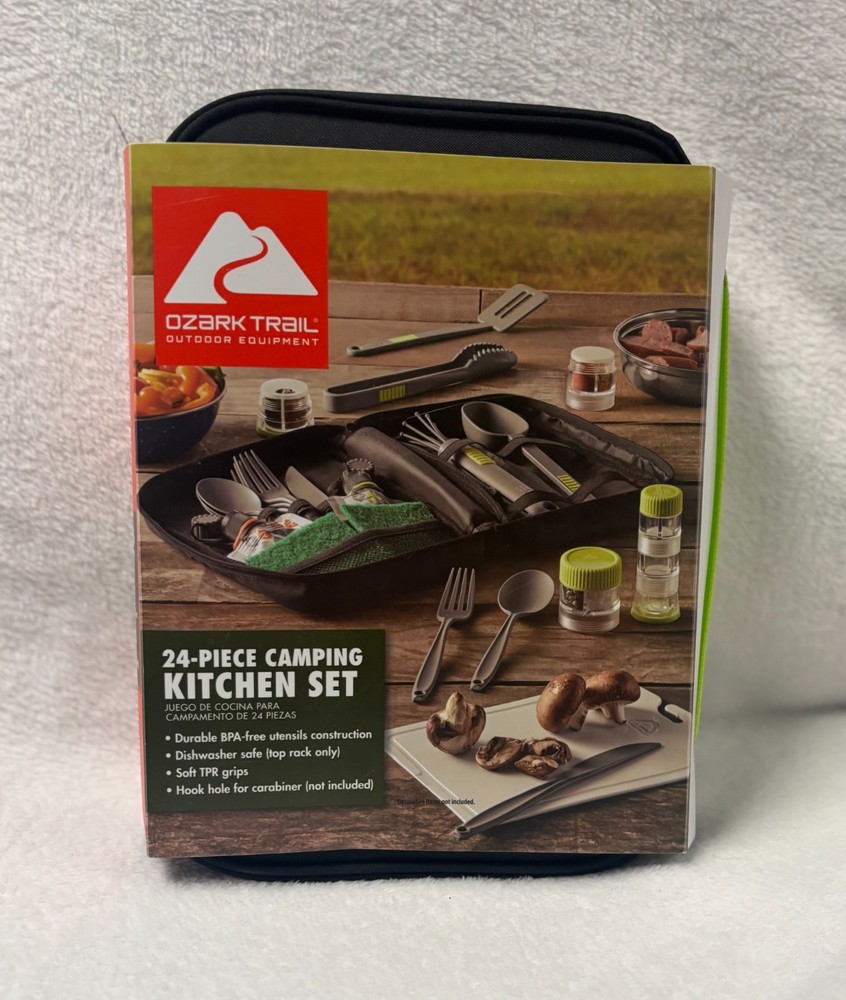 Ozark Trail 24-Piece Camping Kitchen Set