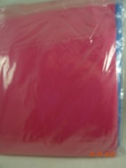 Raincoat Hooded Drawstring 2 pack OSFM Youth size 120cm-160cm Blue & Pink NEW