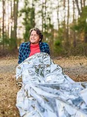 Ever Ready First Aid Emergency Mylar Thermal Blanket 54” x 84” – 20 Pack