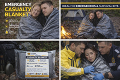Military Emergency Blanket MIL-B-36964 Type 1 NSN 7210-00-935-6665 Survival Ther
