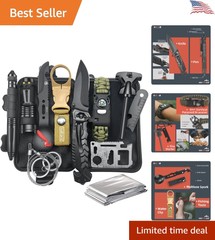 Versatile Survival Gear Kit – Camping Accessories – Gifts for Men – Christmas