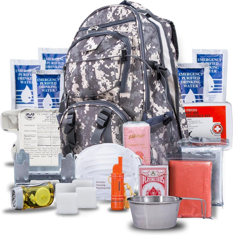 Blue Seventy-Two – Pro Series – Camo Deluxe | 72 Hour Emergency Backpack Surviva