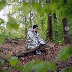 LUMINOX – Rescue Blanket, Survival Blanket – for storing body heat