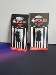 FOX 40 Classic Safety Whistle, Black two Whistle Lot Brand New Never Opened