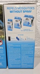 3x THERMACELL Patio Scent Free Mosquito Protection Repeller 15ft Zone Graphite