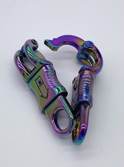 FIVE (5) Rainbow Iridescent Panic Snap for 550 Paracord Get Back Whip TJParacord