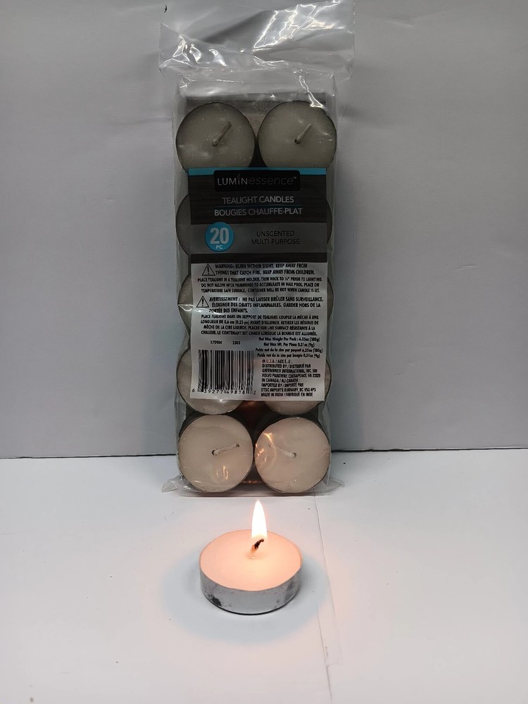 tea light candles Unsented