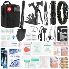 DLMD 320 PCS Survival Kits First Aid Kit, Gifts for Men Fathers 8*6*4.5″, 11