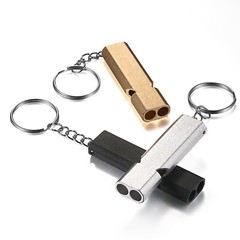 6Pcs 120db Loud Emergency Survival SOS Whistle Camping Hiking Keychain Outdoor N