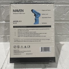 New MAVEN Model K II Windproof Torch Camp Fire Starter Lighter – Blue