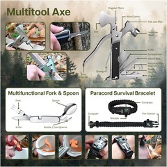 Survival Kit All-in-1 – Emergency Kit with First Aid Kit for Camping, Adventure
