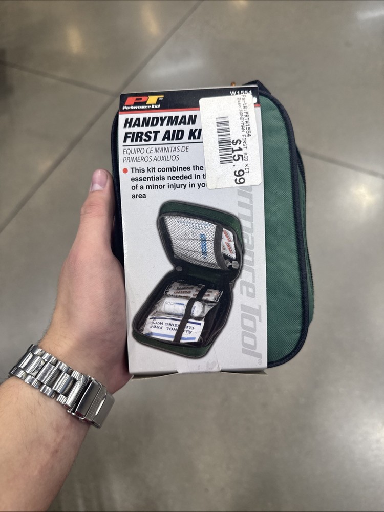 Performance Tools Handyman First Aid Kit Motorcycle ATV/UTV Street Bike W1554