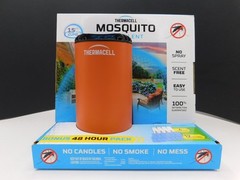 THERMACELL Mosquito Repellent 15ft zone 48hr Kit Compact 4cart/12mats Canyon NEW