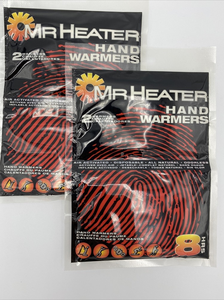 Mr. Heater Hand Warmers 2x 2-pack 8hrs Air Activated New