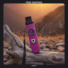 Multifunctional Survival Emergency Whistle for Kids with Compass Hiking