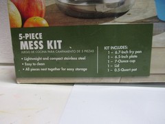 LOT 17pc Camping Survival Gear Trekking Poles First Aid Mess Kit Sleeping Bag