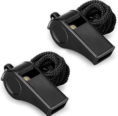Special Offer Package 100PCS Wholesale High Quality Black Whistle Referee Game H