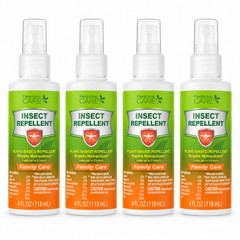 Personal Care Insect Repellent Spray 4 oz x 4 Bottles Plant Based Mosquito