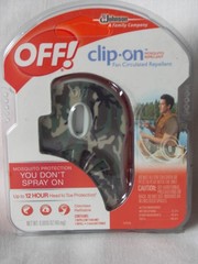 OFF! Clip-On Mosquito Repellent Fan Circulated Repellent Camouflage 2011 New