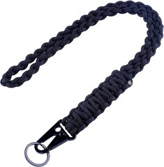 Heavy Duty Braided 550 Paracord Neck Lanyard Keychain for Men Women Outdoor Surv