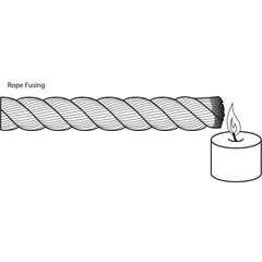1/8 In. X 50 Ft. Black Reflective Paracord Rope Free Ship NEW
