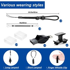 Hand Whistle Physical Education 8 Piece Referee Whistle, Whistle Loud…