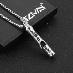 Whistle Emergency Necklace for Adults Retro Gothic Whistle Necklaces Outdoor …
