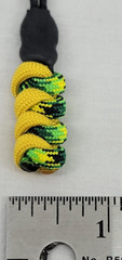 Paracord ~ Digi Green/Yellow ~ Zipper Pull/Knife Lanyard/Key Fob/Tool Keeper~ 12