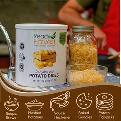 Ready Harvest Dehydrated Food – Potato Dices | Emergency | Dried 1 CAN
