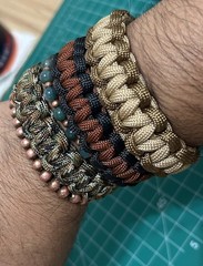 Sparrow’s Handmade Tactical Cobra Weave Style Paracord Bracelet