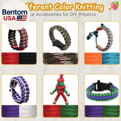 24 Colors Paracord Cord Multifunction Paracord Ropes 550Lb Survival Paracord Ran