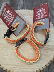 Paracord 550 Bracelets SET Of 3!!2-Tone Orange & Yellow King Cord Survival 8″