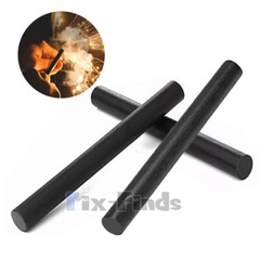 8 Packs Ferrocerium 5/16″ Flint Fire Starter Survival Magnesium Rods for Camping