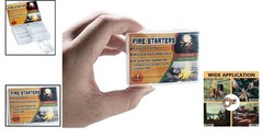 Waterproof & Odorless Fire Starters – 24 Pack for Effortless Indoor/Outdoor Use