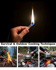 20pcs Ultimate Windproof Fuel, Specially Designed For Adventurers! Odorless And