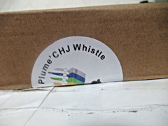 12-Plume’CHJ Whistles EMERGENCY PLASTIC WHISTLE WITH LANYARD