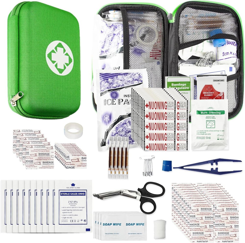 YIDERBO 277-Pc Waterproof First Aid Kit for Car Home Travel Camping