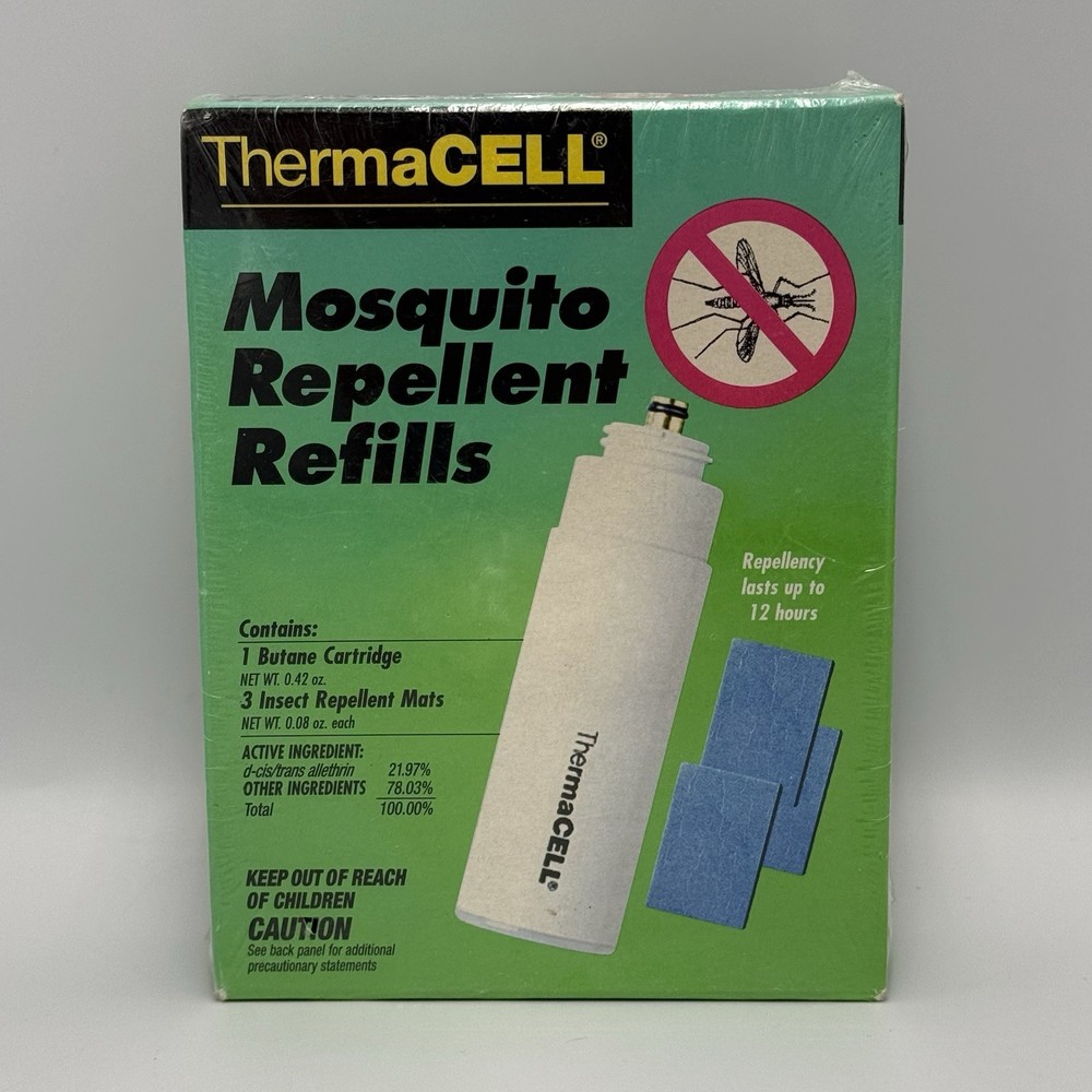 Thermacell Mosquito Repellent Refills – 12 hours of protection Cartridge & Mats
