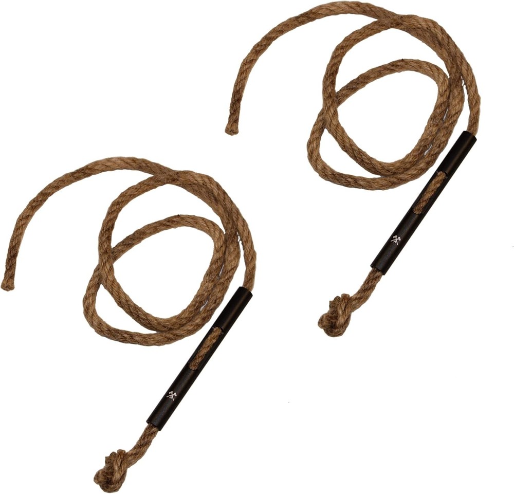 Fire Starter Jute Tinder Rope and Bellow – Natural Weather Resistant Kindling –