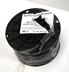 Red Pine 1/8″ x 500 ft Black Paracord Spool Tactical Outdoor Parachute Spool