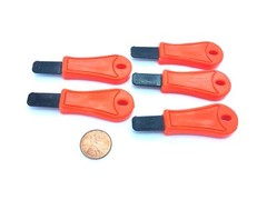 5x Rod Striker/Scraper Blade Firesteel Ferro Flint Ferrocerium EDC BOB ORANGE
