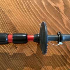 Swissgear Aluminum Extendable/ Collapsible Walking Pole, Red,