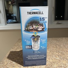 THERMACELL Mosquito Repellent Zone Device 15ft No Spray Scent Free + 24hr bonus