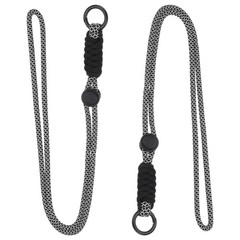 2 Pcs Paracord Lanyard Necklace, Paracord Lanyard with Split Ring & Clip, Col…