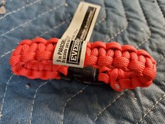 (8) NEW Everbilt Paracord Bracelet, 9 in Orange 8 Ct. 7ft PICK YOUR OWN COLORS