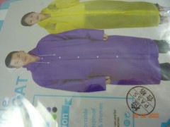 Rain Coat Hooded Drawstring 2 pack OSFM Adult Blue Purple Pink NEW 2-2 packs