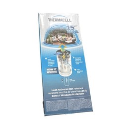Thermacell 15 ft Zone Mosquito Repellent Scent Free No Spray Outdoor Blue
