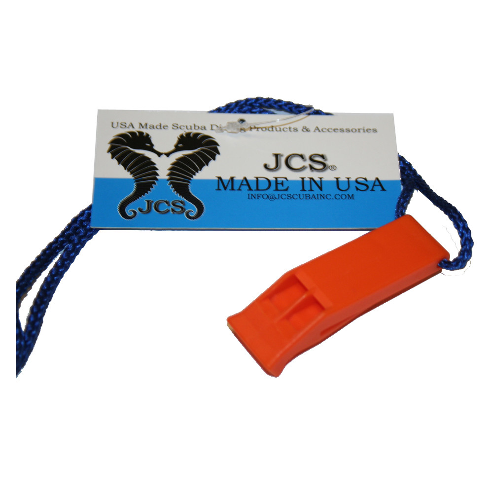 JCS Plastic SCUBA Safety Whistle
